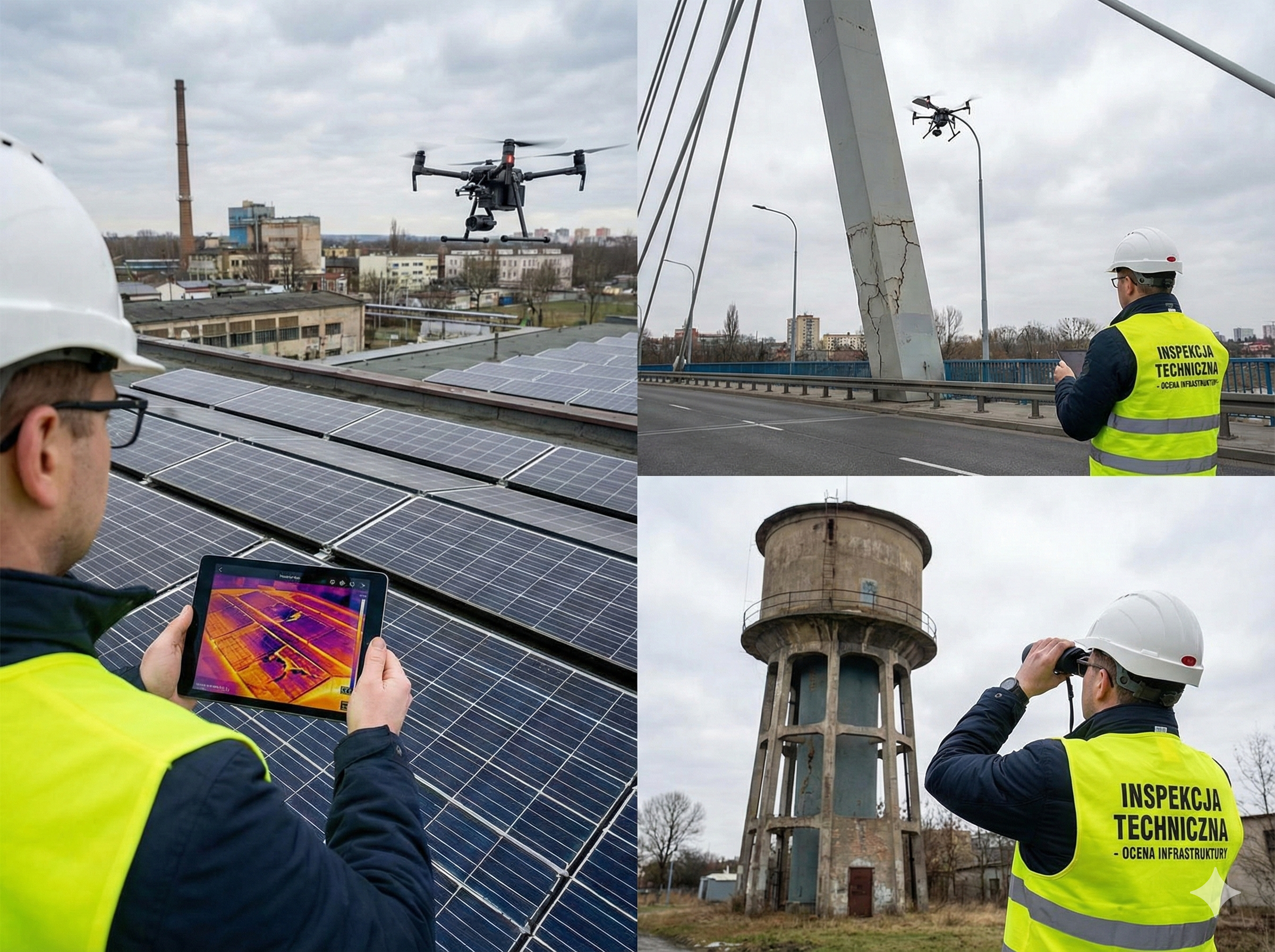 Inspekcja techniczna mostu dronem